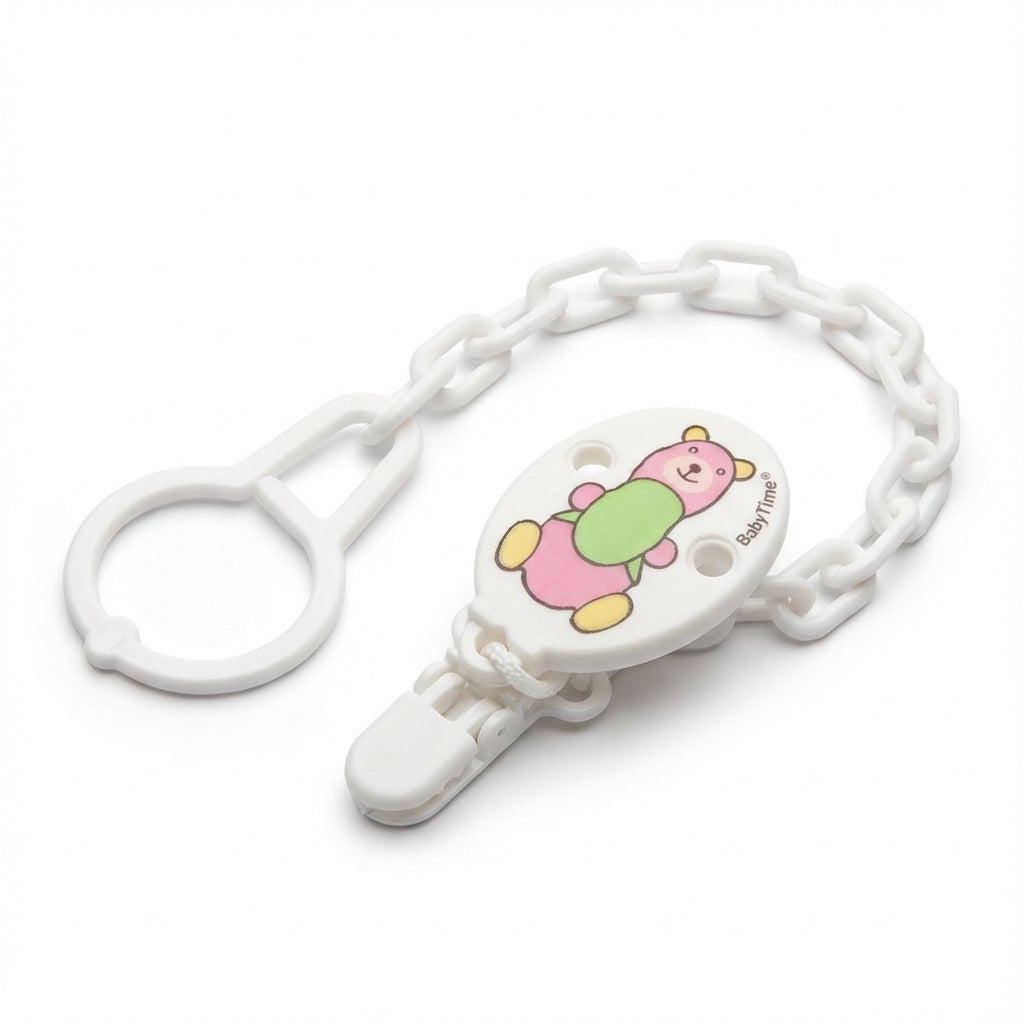 BabyTime Emboss Patterned Soother Chain