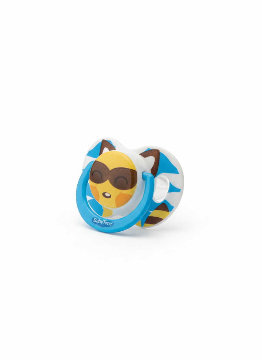 BabyTime Orthodontical Opaque Patterned Soother