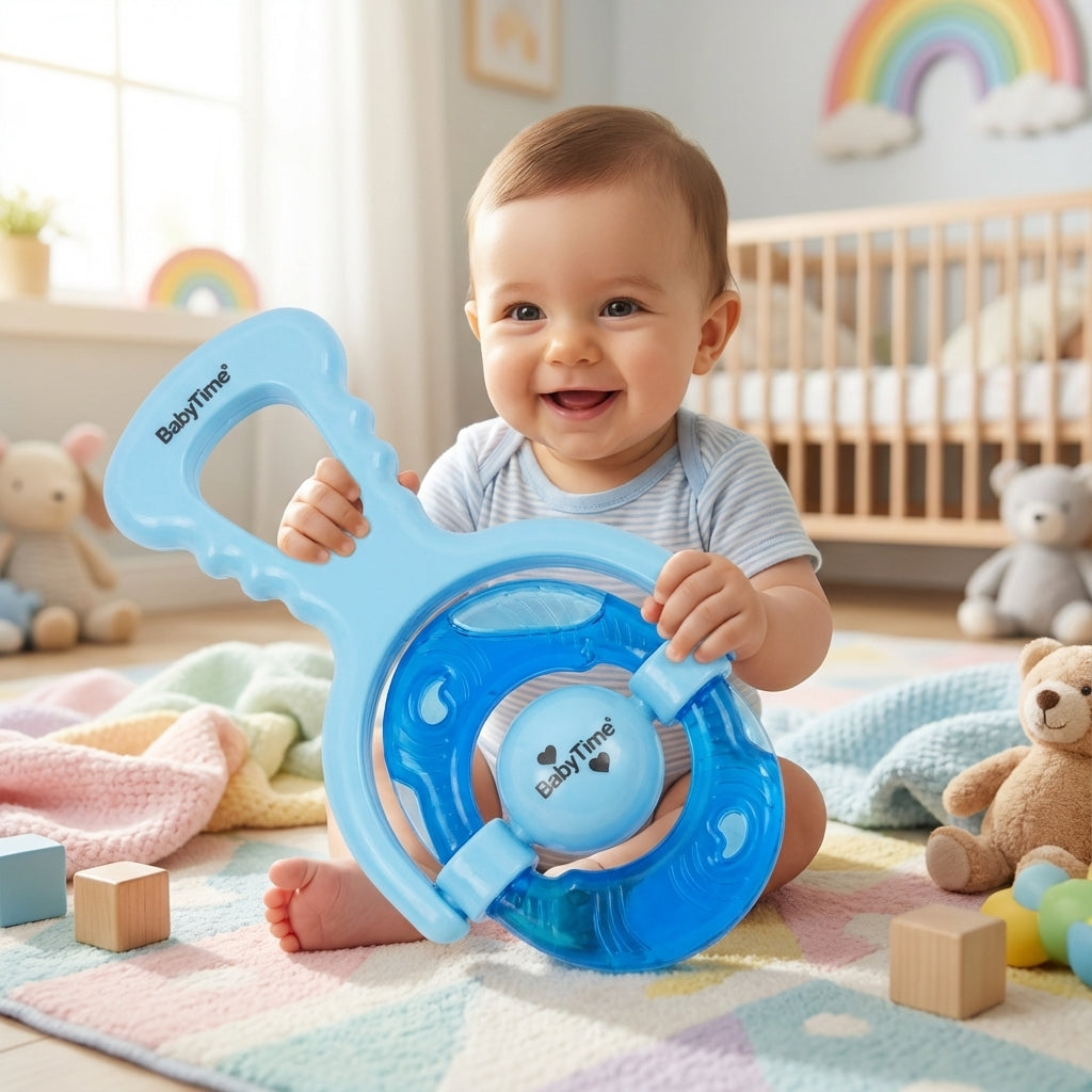BabyTime Rattle & Water Teether