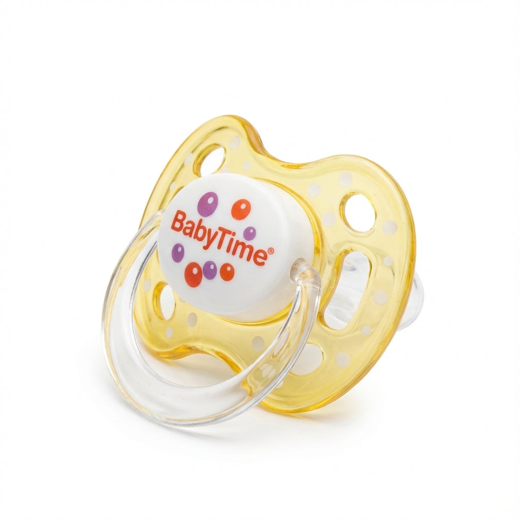 BabyTime Round Candy Patterned Soother