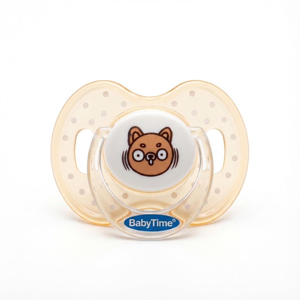 BabyTime Round Candy Patterned Soother