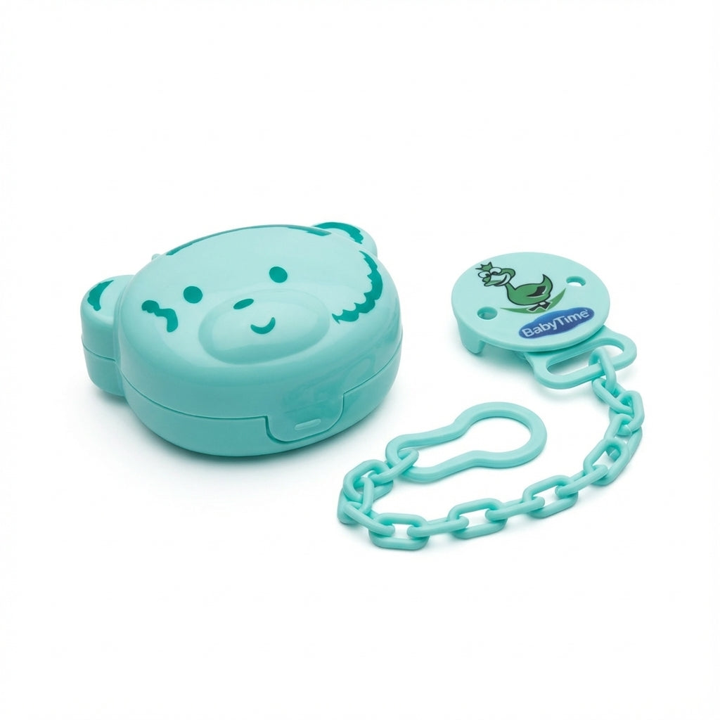 BabyTime Soother Protector Case Silikon Saklama Kabi Panda