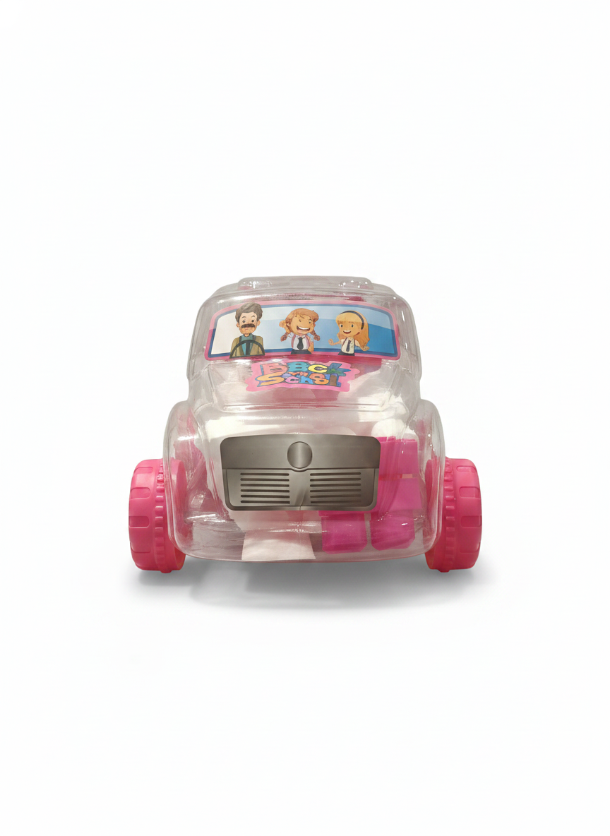 Back to School! Transparent School Bus Toy