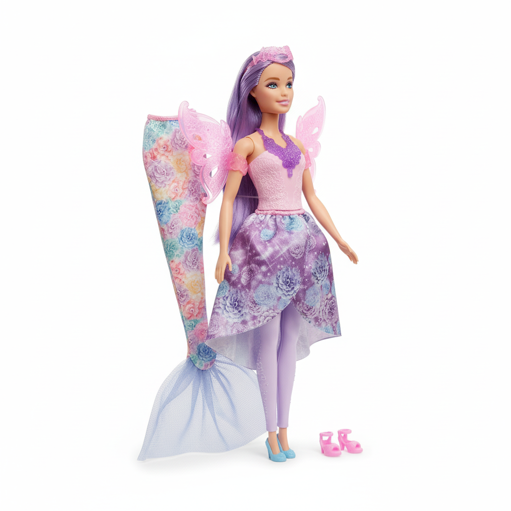 Barbie 10+ Looks! Fairy & Mermaid Fantasy Doll