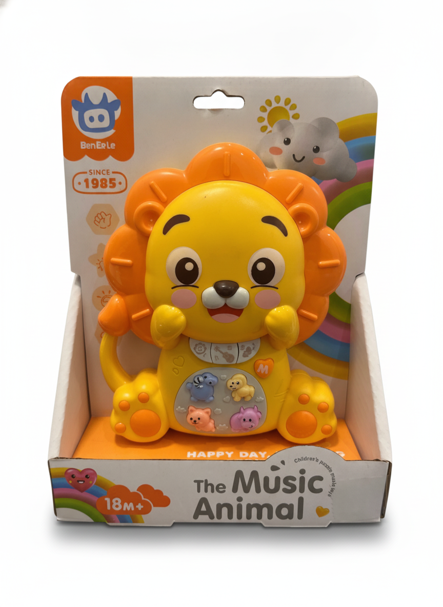 Ben Er Le The Music Animal Lion Toy