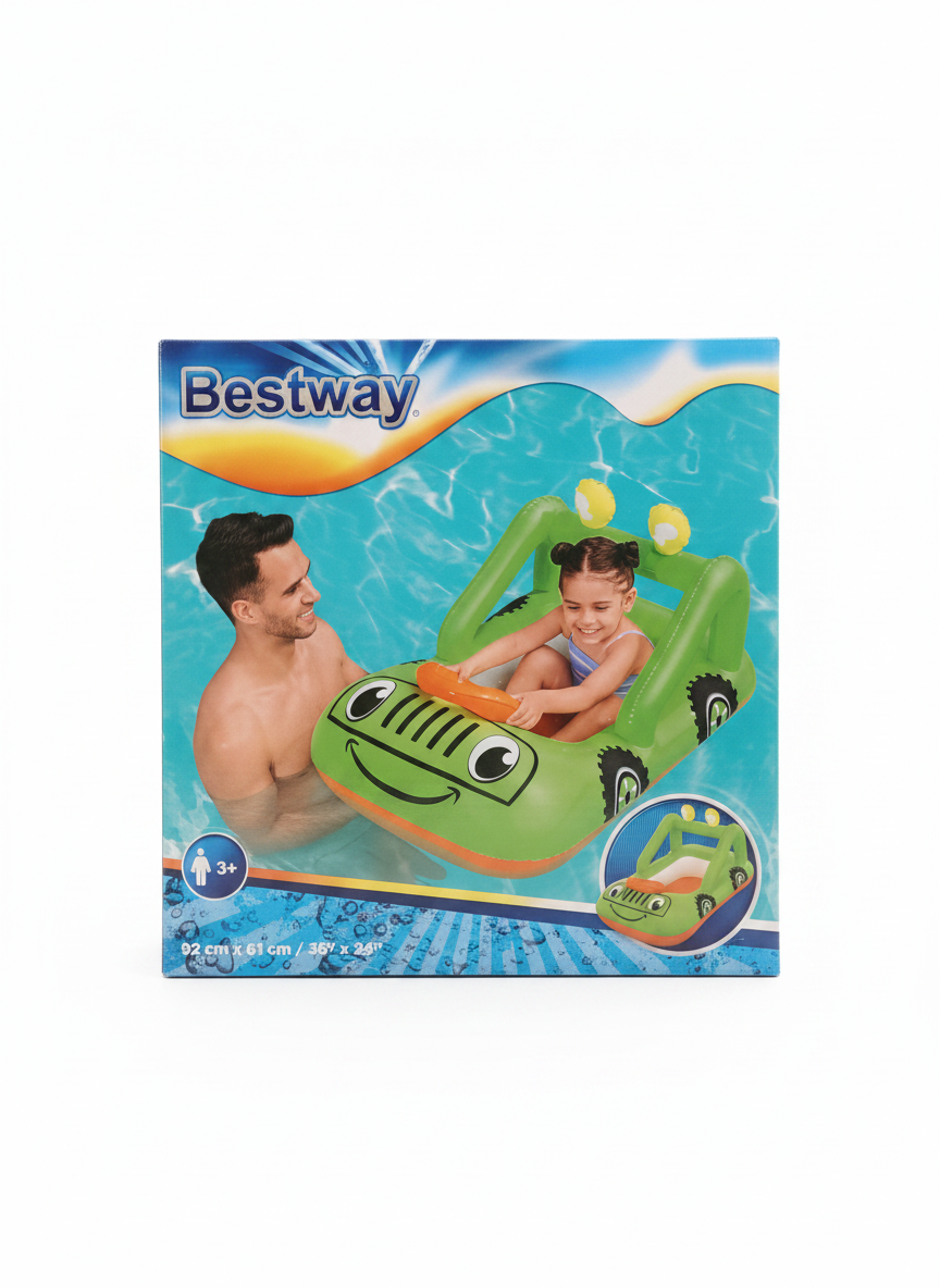 Bestway Inflatable Kids' Adventure Car Ride-On Float