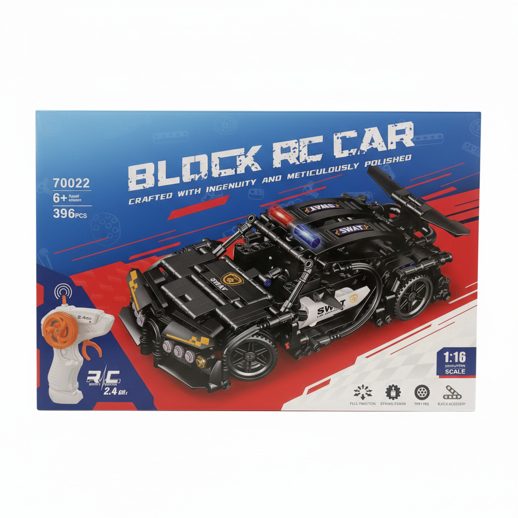 Block RC Car
