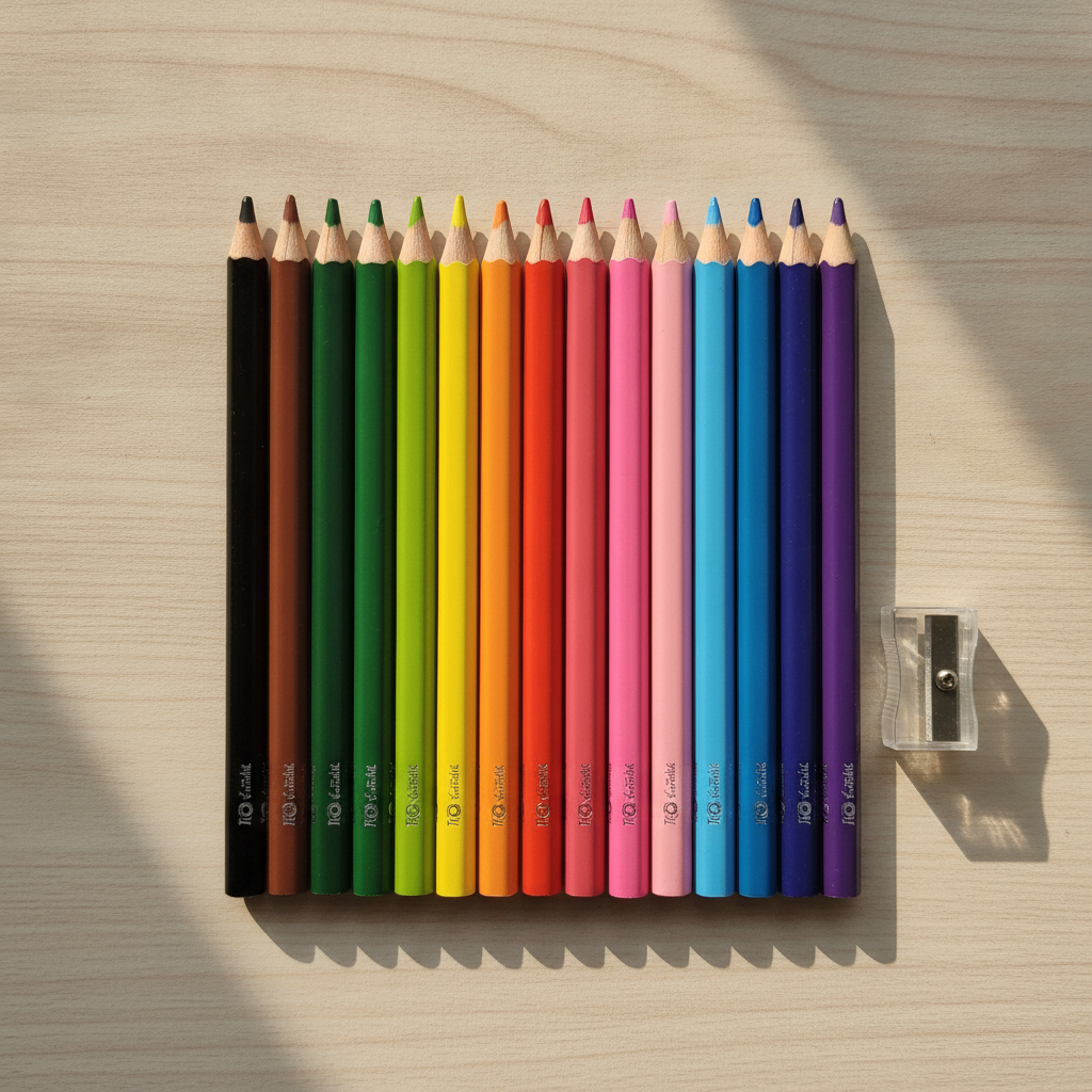 C3 Joy of Creation 12 Triangular Colour Pencils