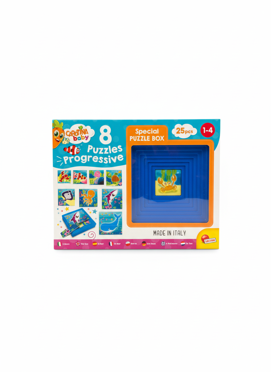 CAROTINA baby 8 Puzzles Progressive