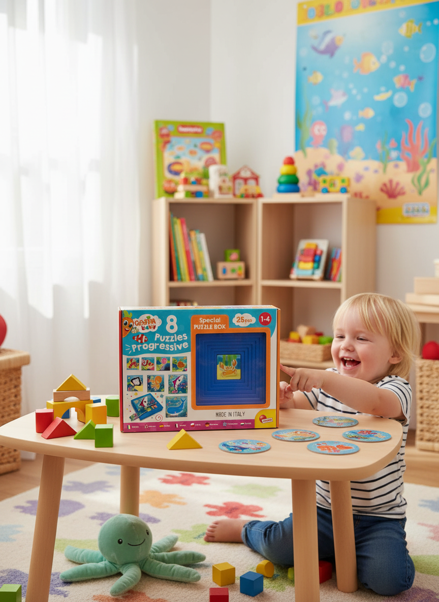 CAROTINA baby 8 Puzzles Progressive