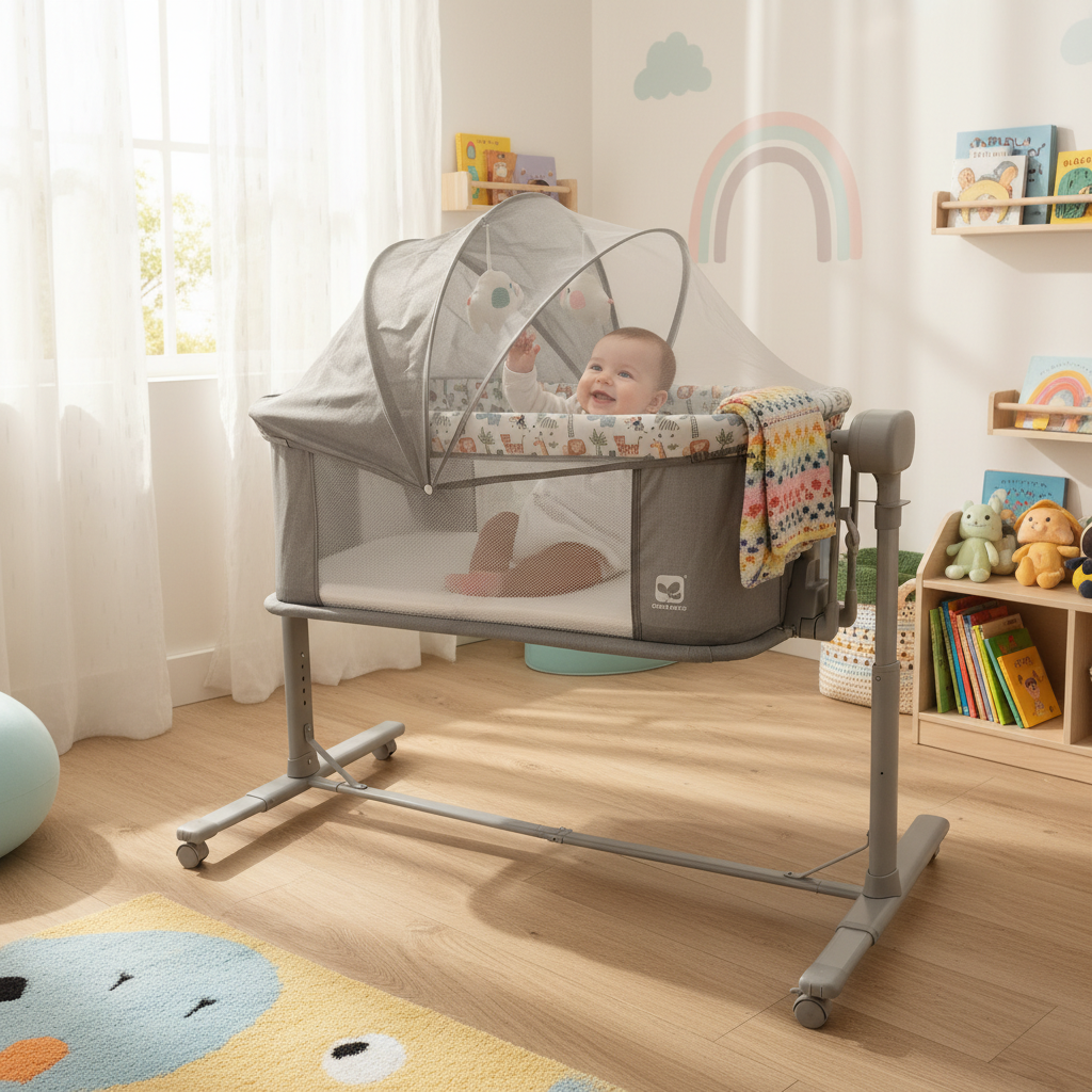 COOL BABY Portable Baby Bassinet Sleeper