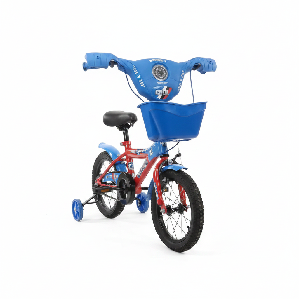 COOL Kids' Training Bicycle with Basket Size 16