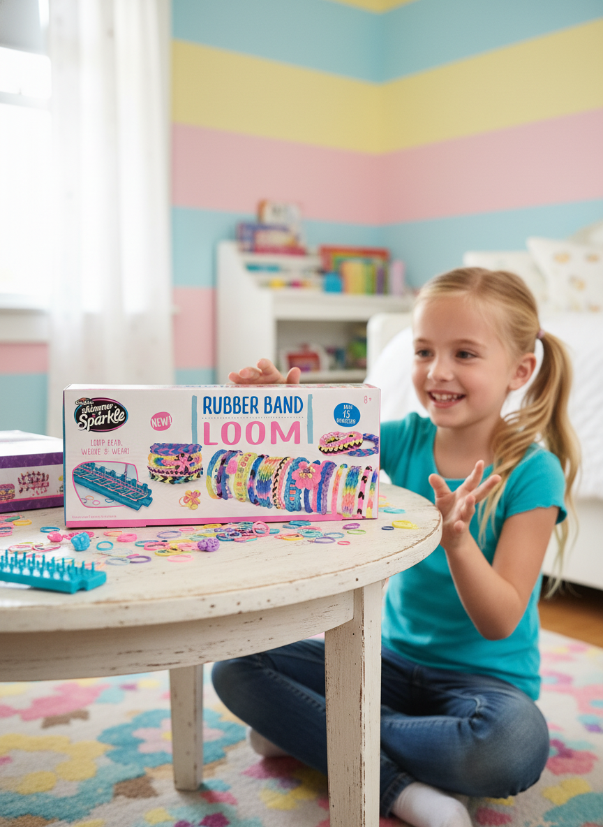 CRA-Z-ART Shimmer 'n Sparkle Rubber Band Loom