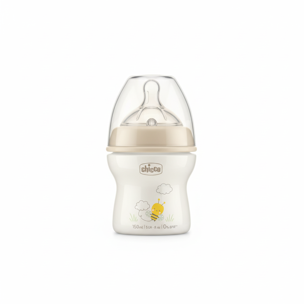 Chicco NaturalFeeling Baby Feeding Bottle 0m+, 150ml