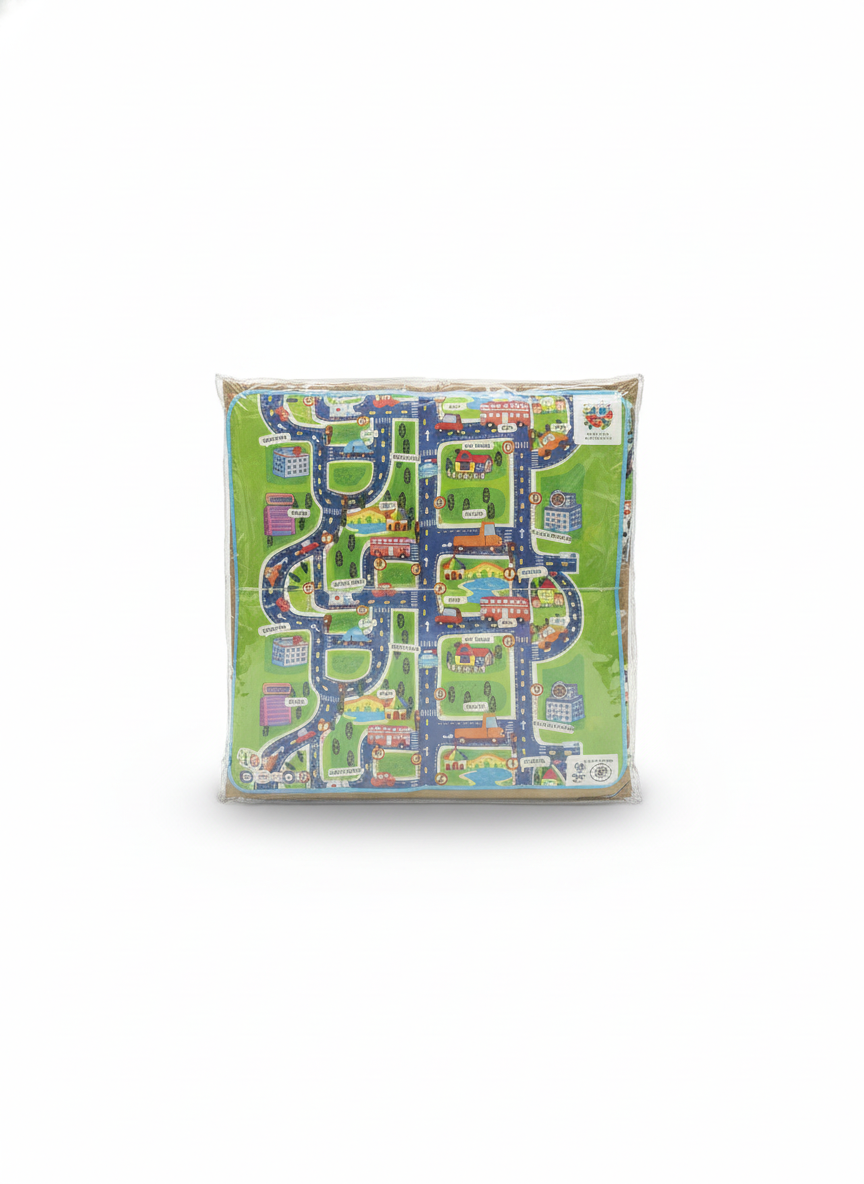 Children's Interactive City Road Playmat