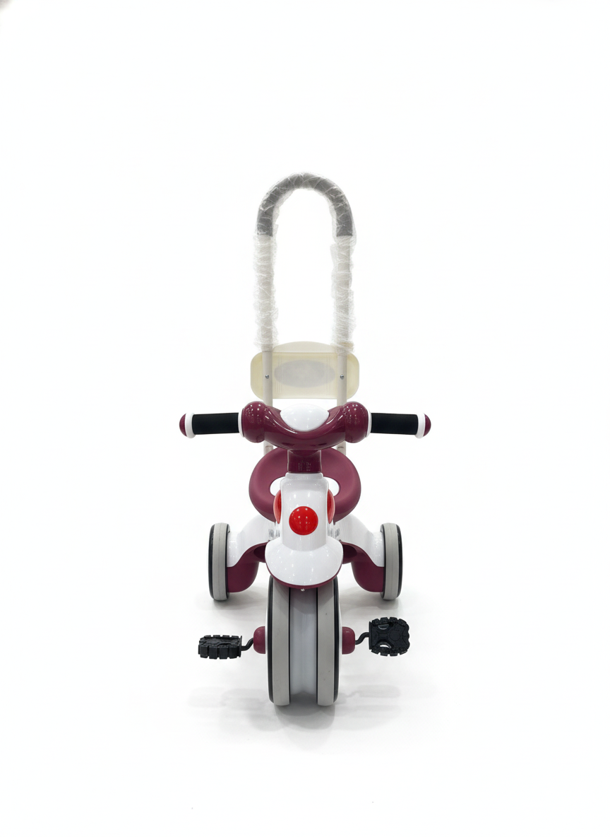 Children's Tricycle with Parent Push Handle