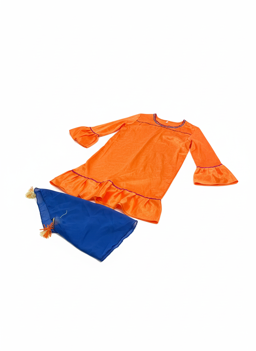 Girl Peasant Orange Costume