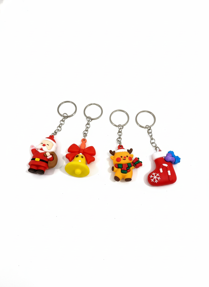 Christmas Holiday Charm Keychain - 1 keychain