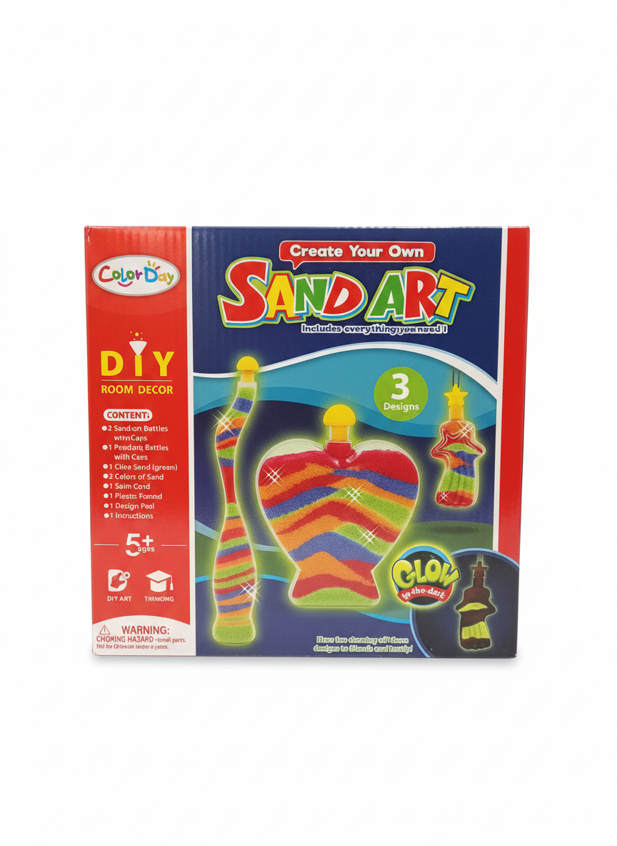 Color Day Create Your Own Sand Art DIY Room Decor