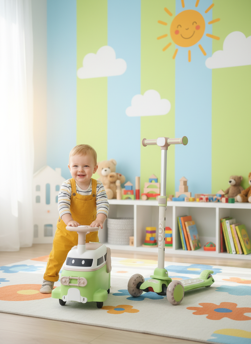 Coop! 3-Wheel Kids Scooter