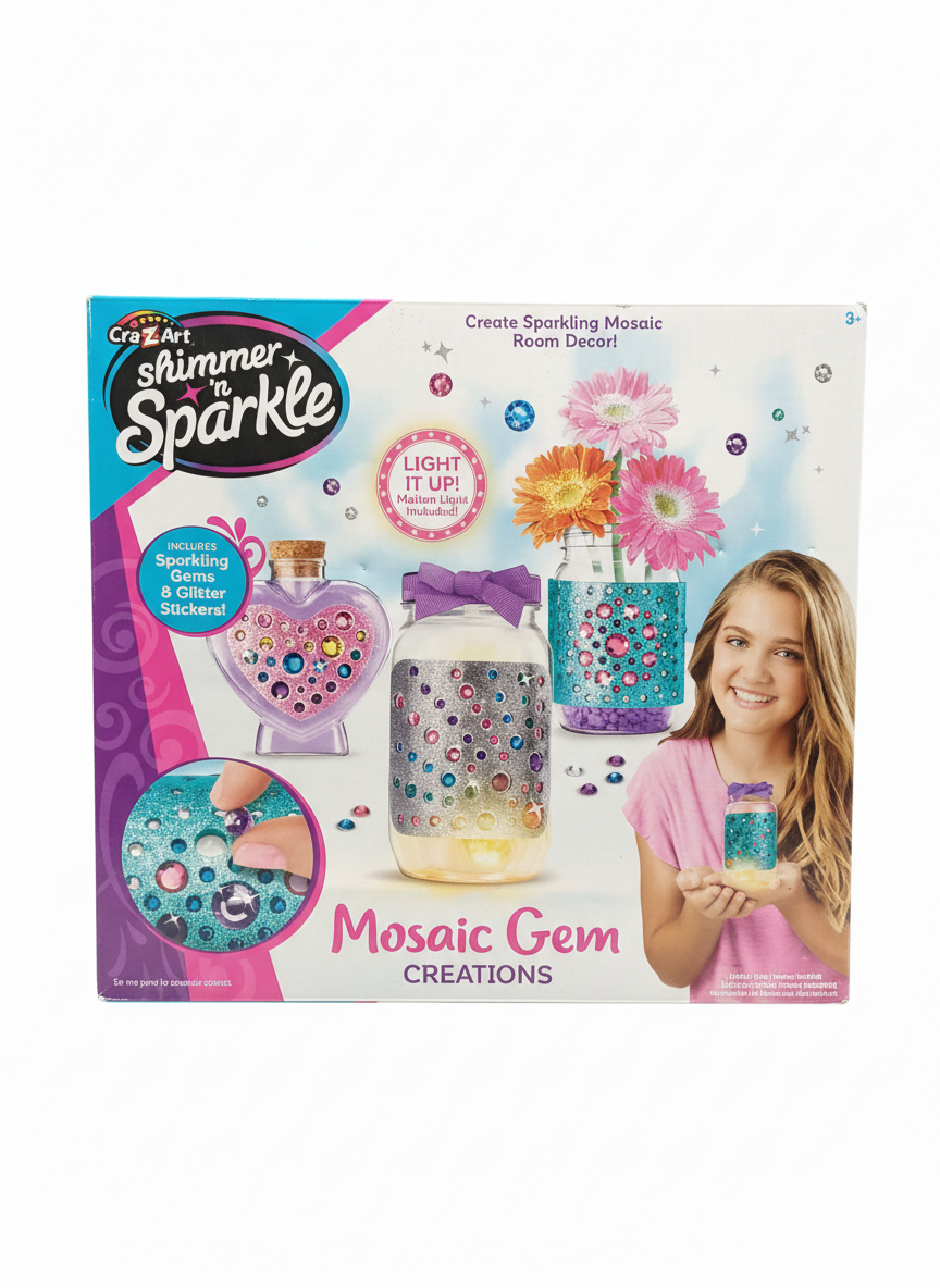 Cra-Z-Art Shimmer 'n Sparkle Mosaic Gem Creations