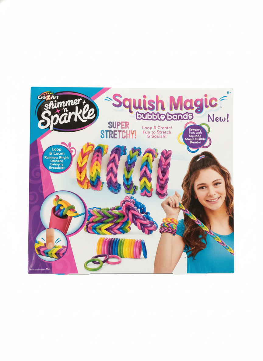 Cra-Z-Art Shimmer 'n Sparkle Squish Magic Bubble Bands