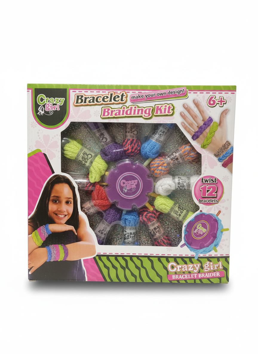Crazy Girl Bracelet Braiding Kit