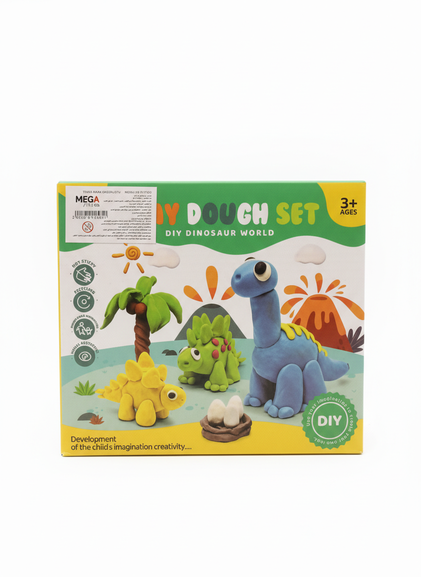 DIY DOUGH SET DIY DINOSAUR WORLD
