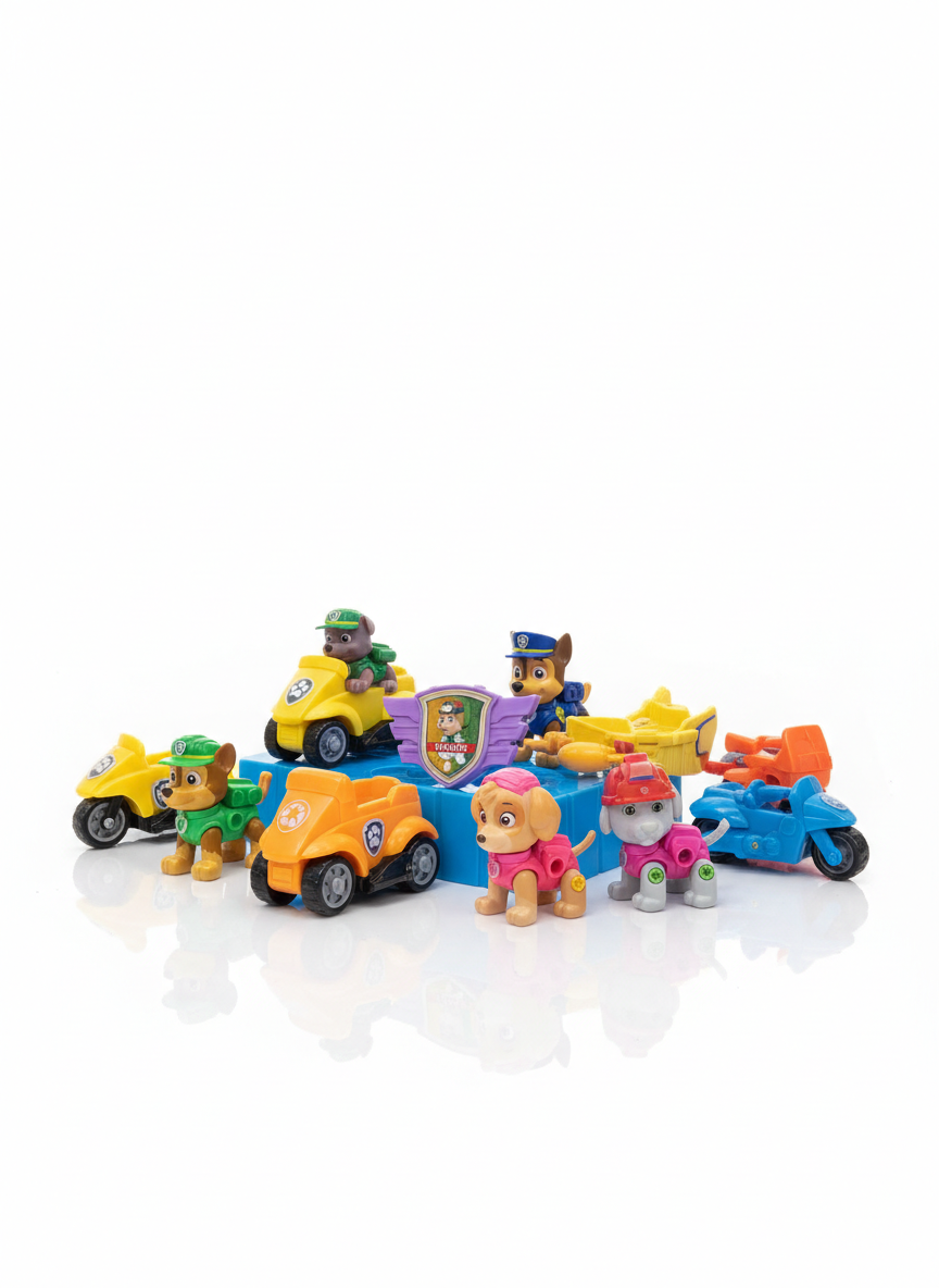 DIY Dog Team Assembly Toys