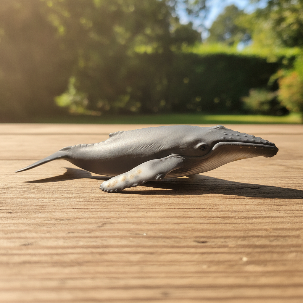 Detailed Humpback Whale Figurine