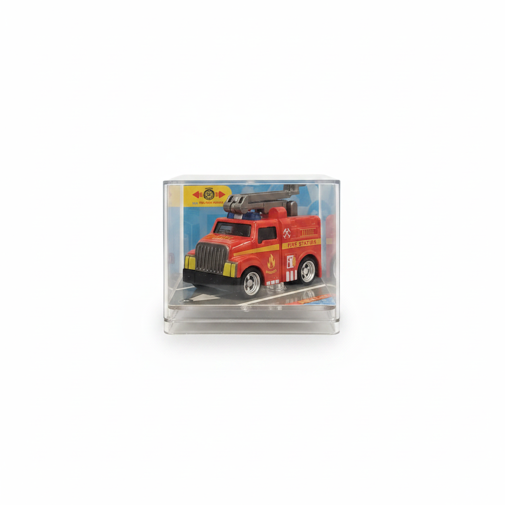 Die-Cast Fire Station Fire Truck