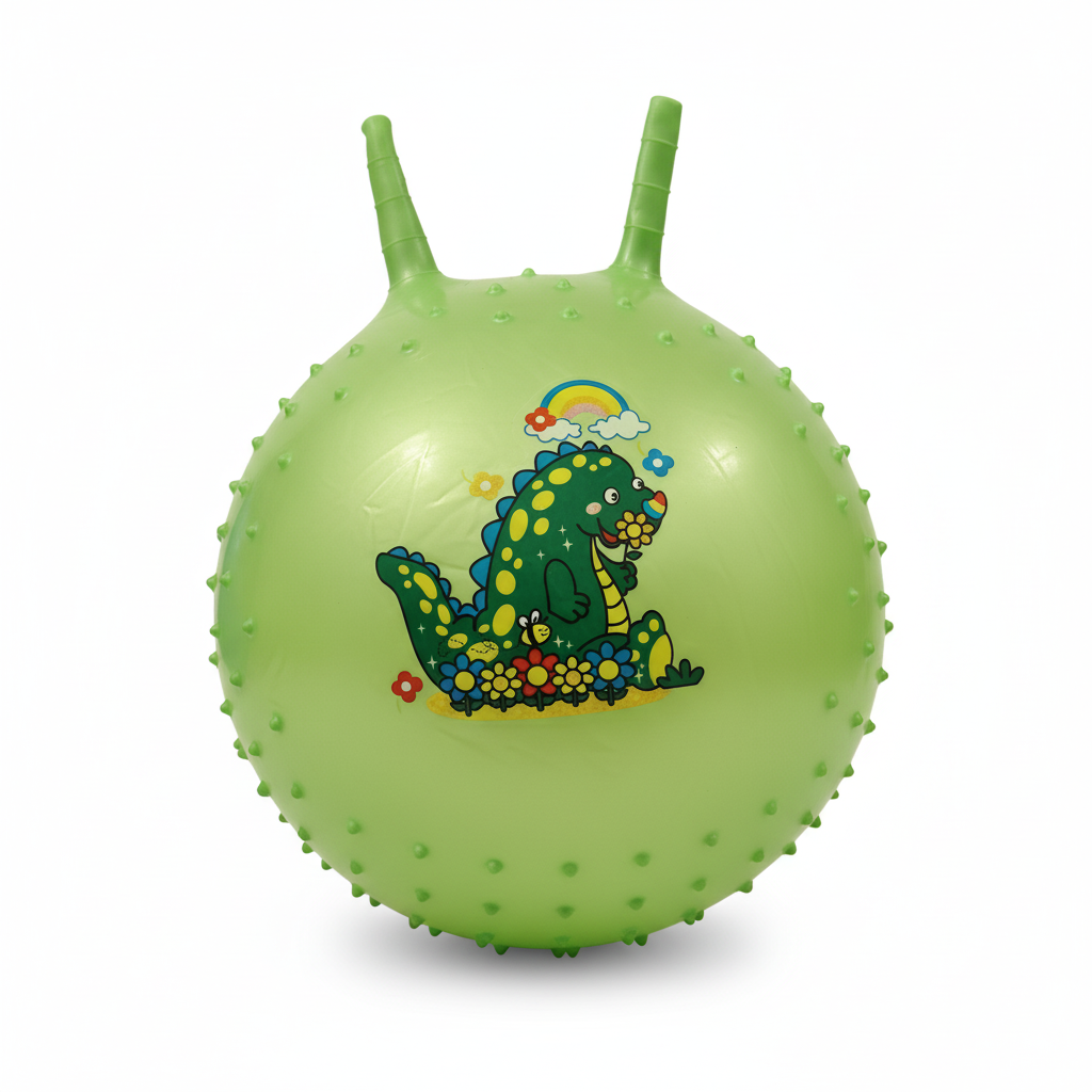 Dinosaur Grip-Handle Hopper Ball
