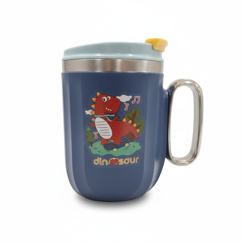 Dinosaur Themed Kids Insulated Mug