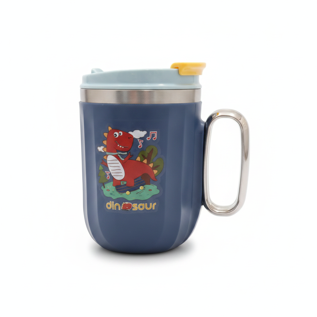 Dinosaur Themed Kids Insulated Mug