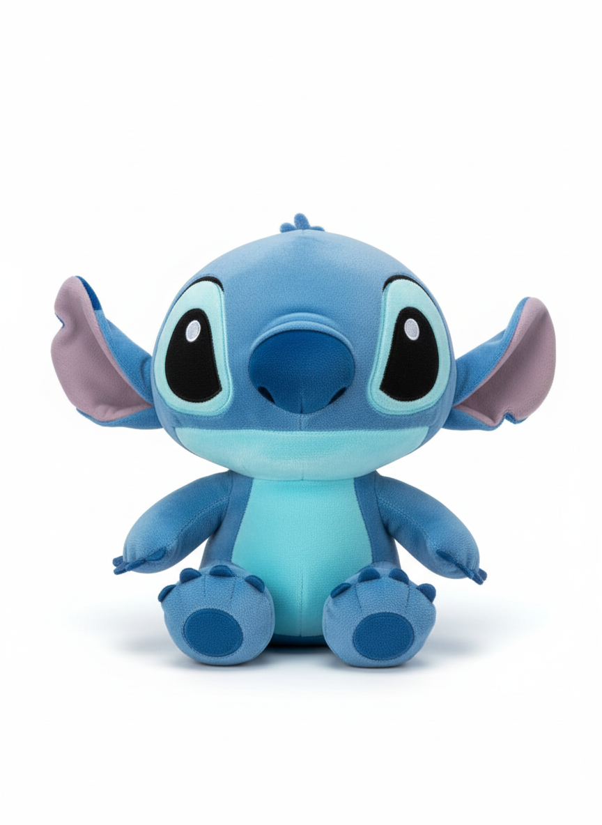 Disney Stitch Plush Toy, Blue (35cm)