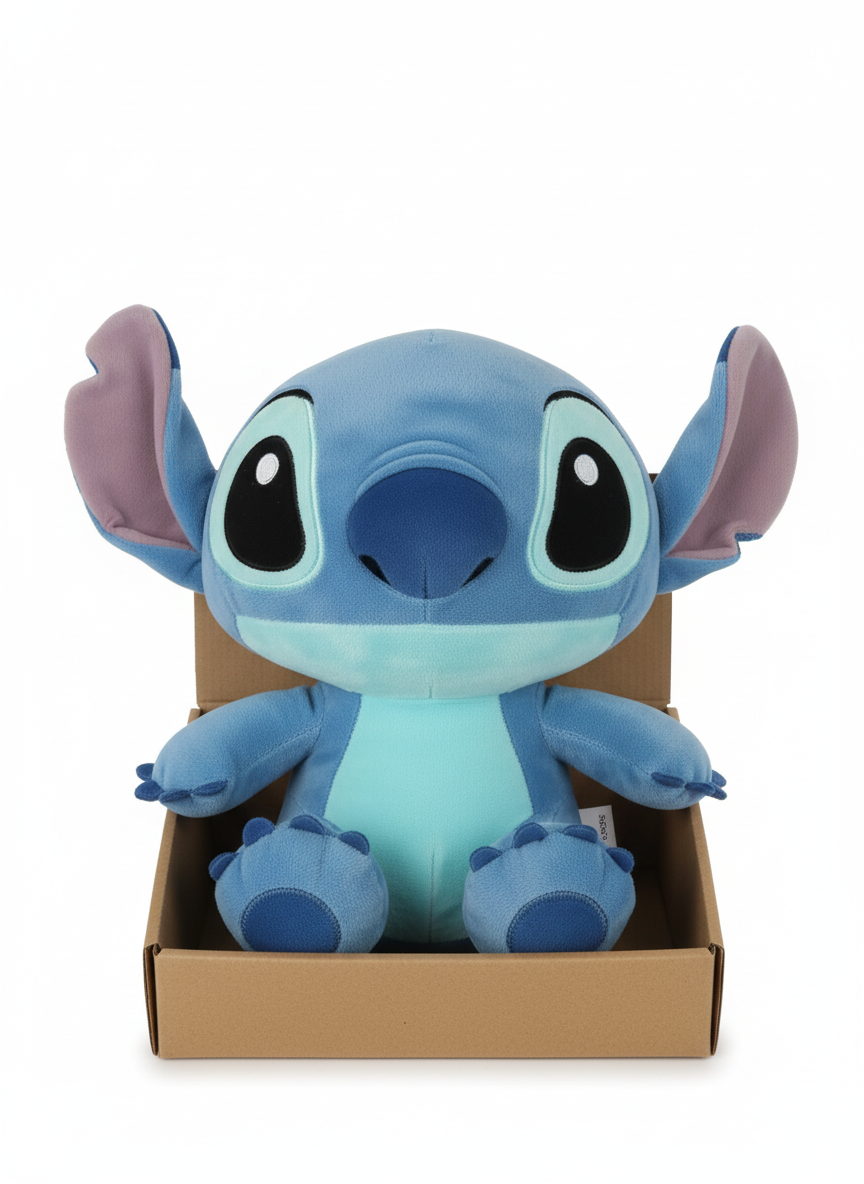 Disney Stitch Plush Toy, Blue (35cm)