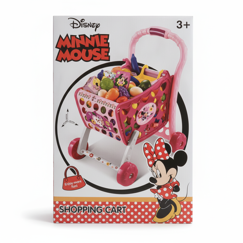 Disney Minnie Mouse Shopping Cart