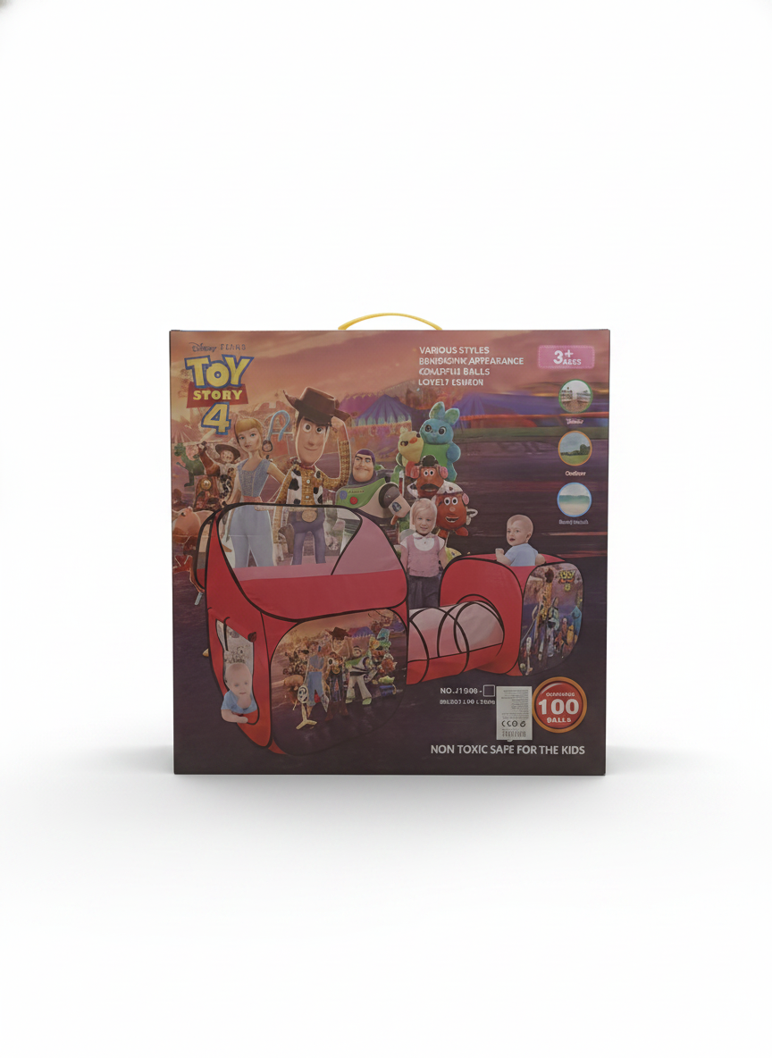 Disney Pixar Toy Story 4 Play Tent & Tunnel with 100 Balls