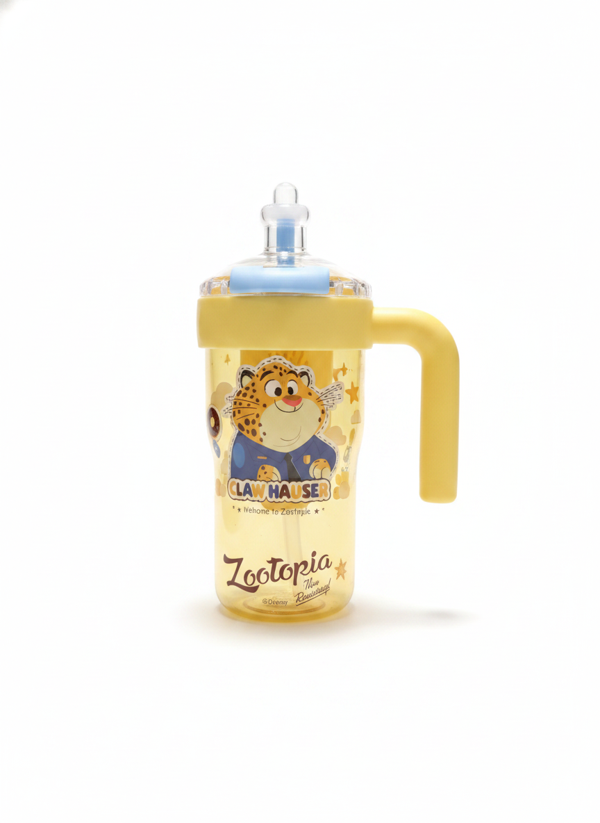 Disney Zootopia Clawhauser Character Water Bottle (860 ML)