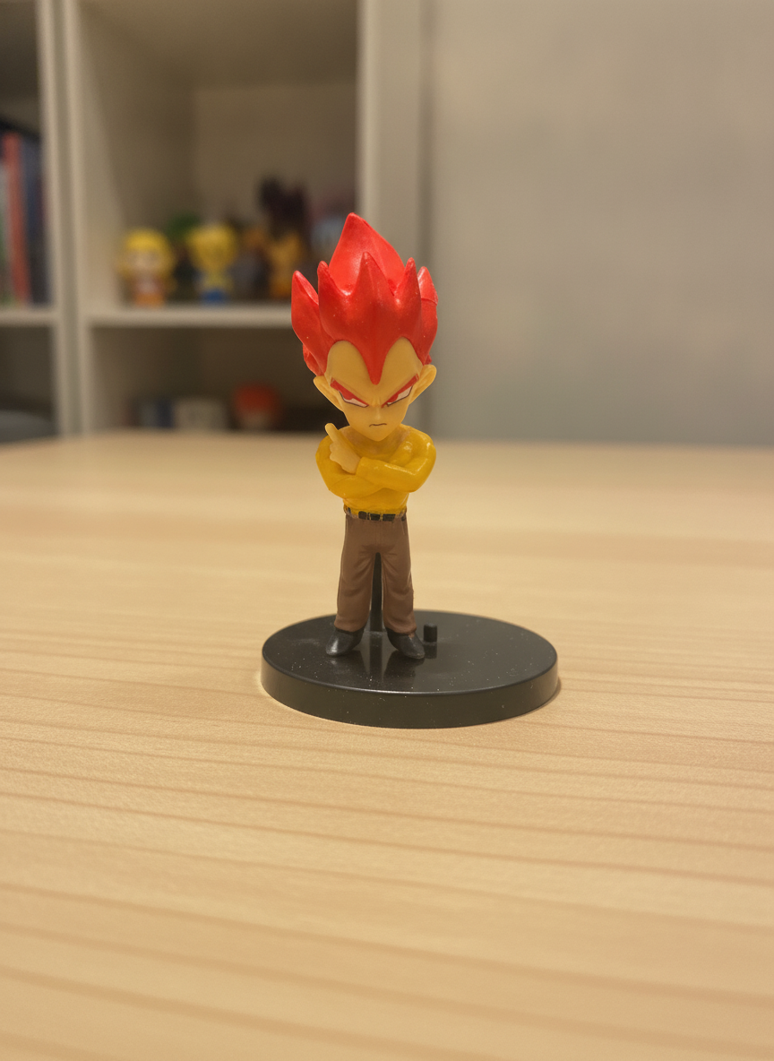 Dragon Ball Z Super Saiyan God Vegeta Mini Figurine