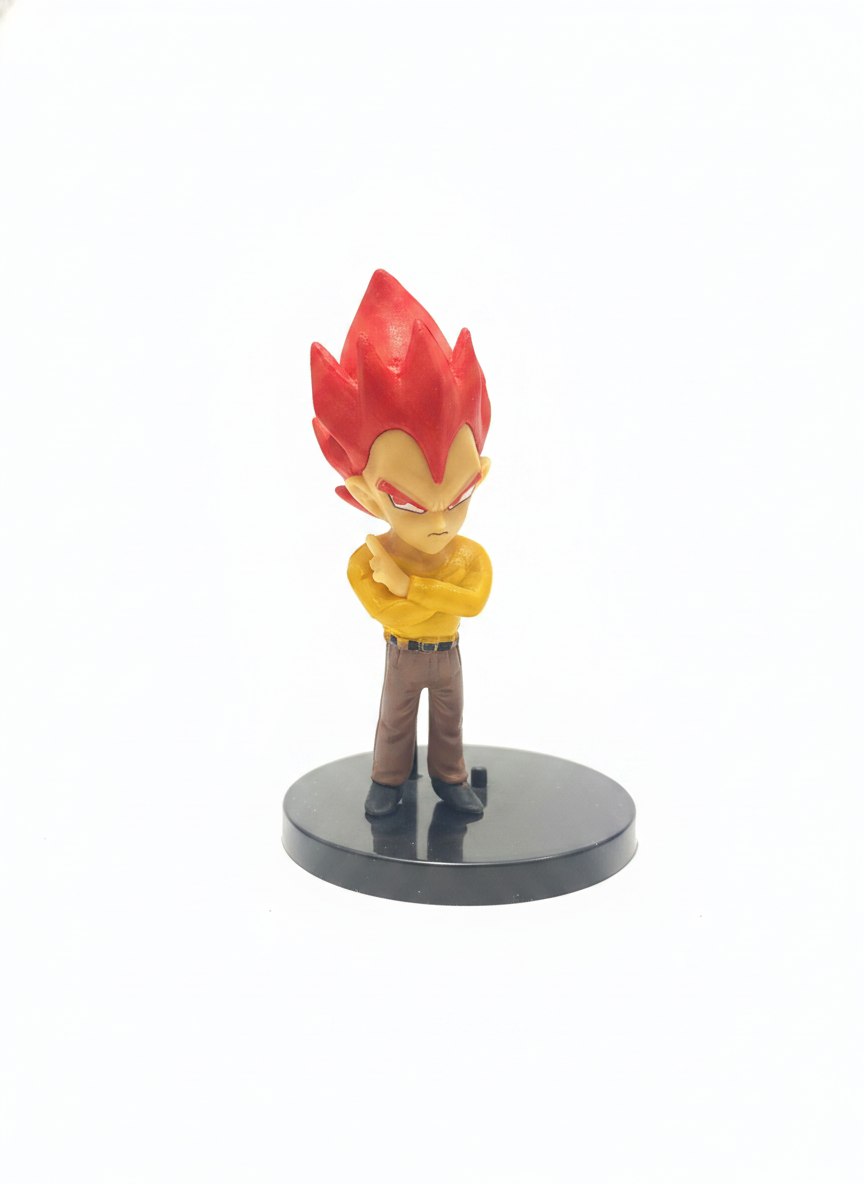 Dragon Ball Z Super Saiyan God Vegeta Mini Figurine