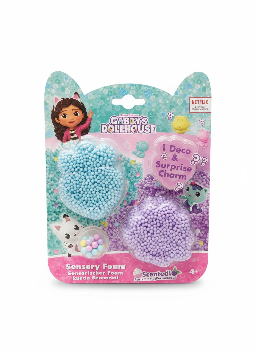 DreamWorks Gabby's Dollhouse Sensory Foam & Surprise Charm