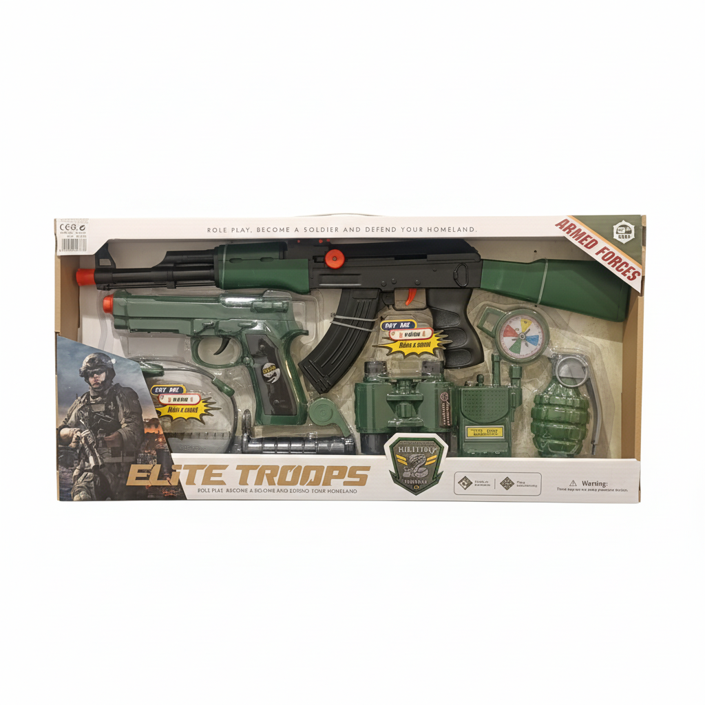 ELITE TROOPS Armed Forces Military Play Set