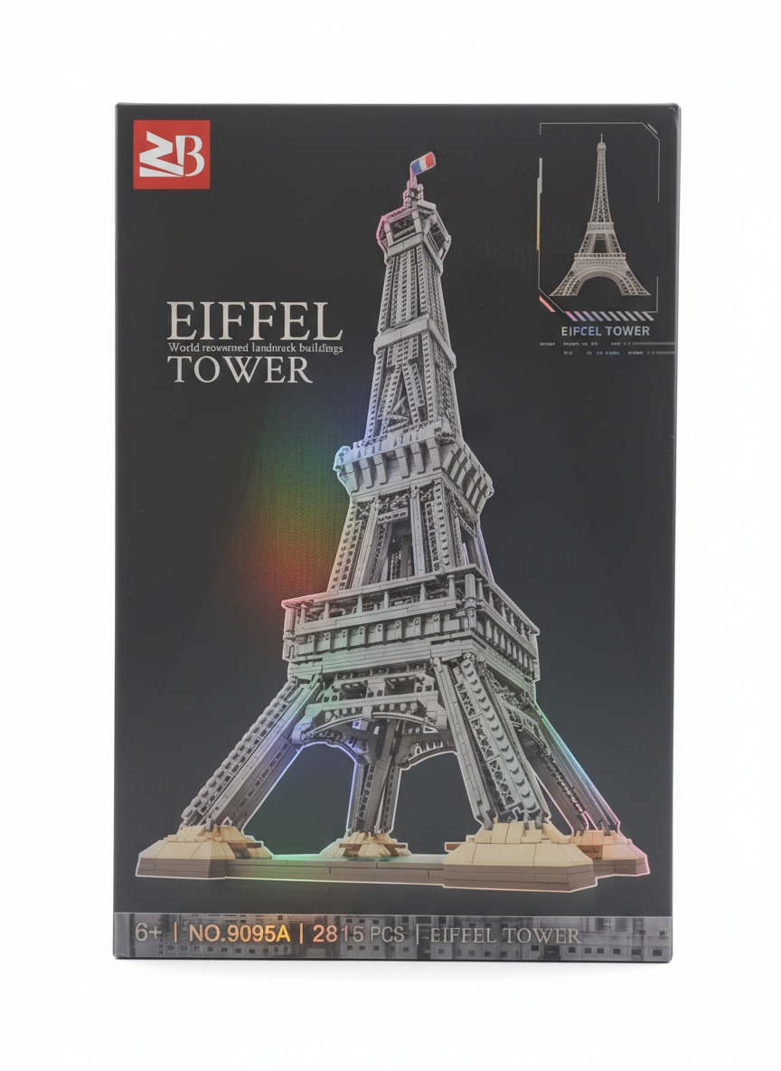 Eiffel Tower World Renowned Landmark Building Block Set No. 9095A