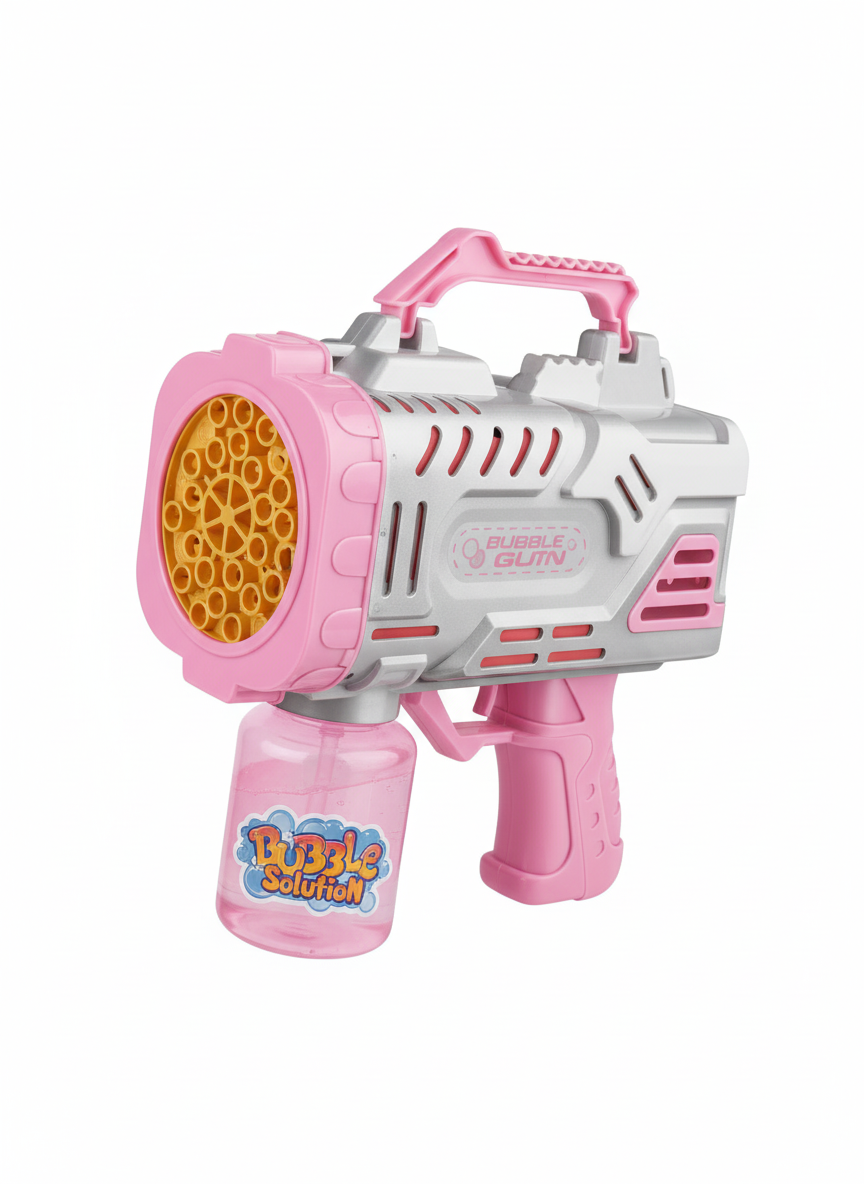 Electric Bubble Gun with 16-Hole Foaming Function