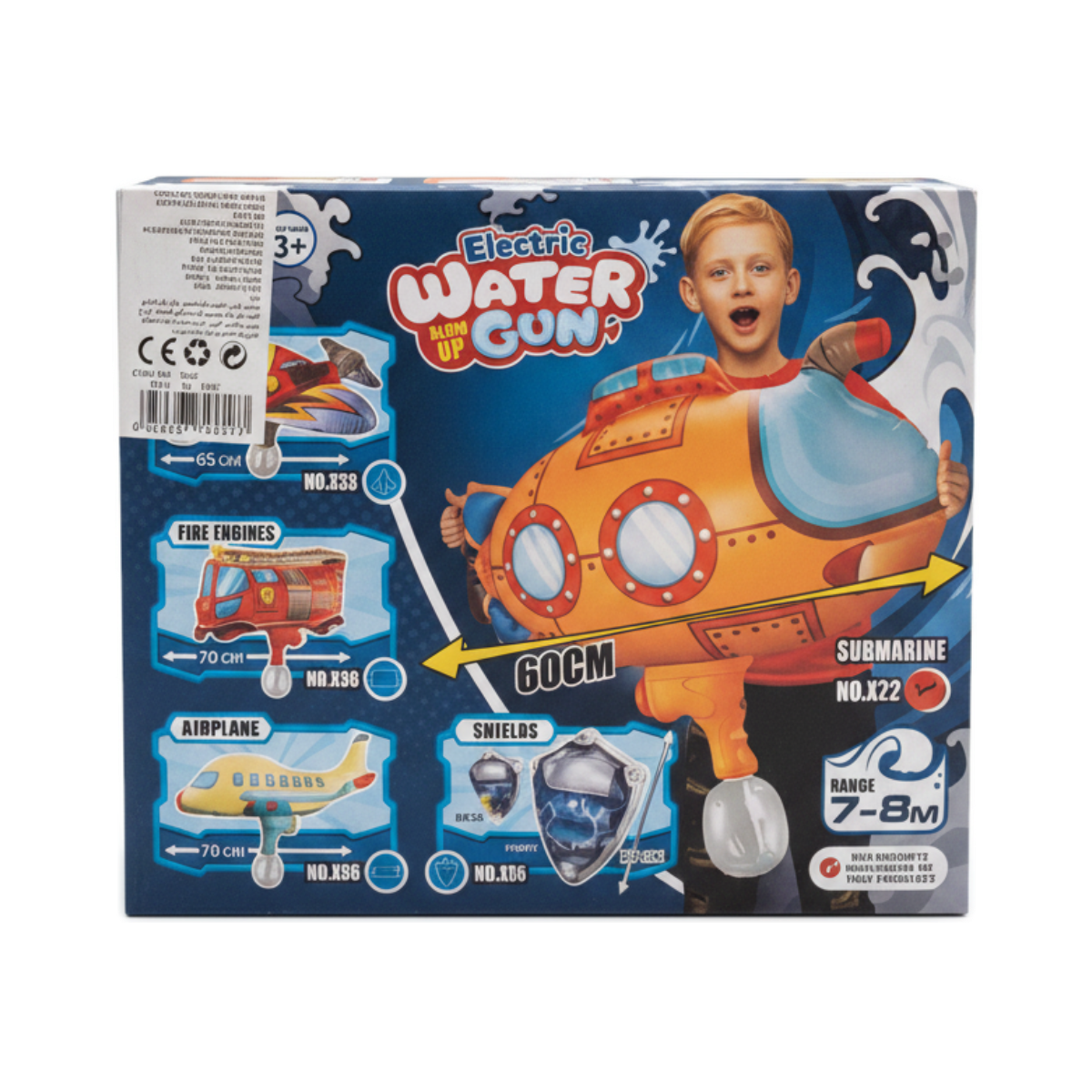 Electric Water Blow Up Gun - Submarine No. X22