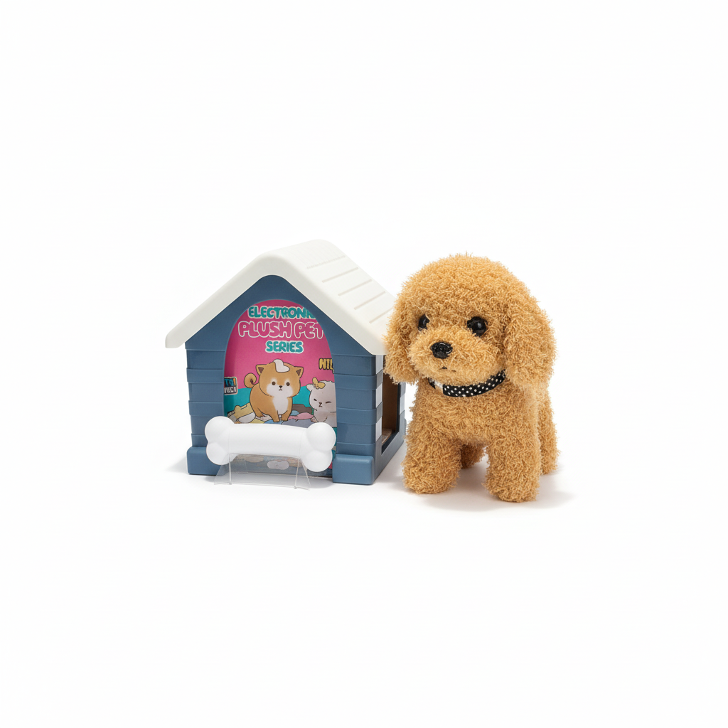 Electronic Plush Pet Series: Mini Plush Pet Pethouse
