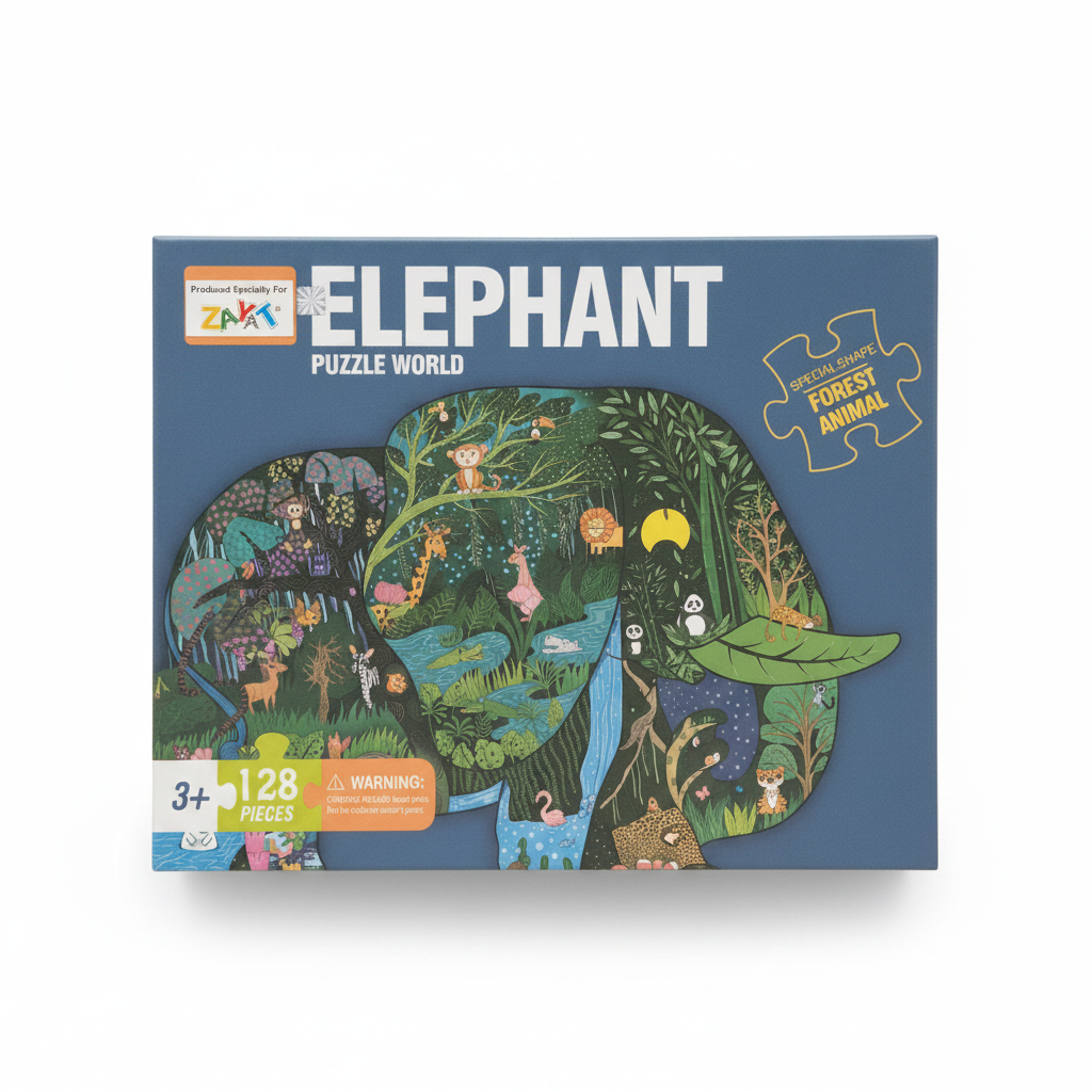 Elephant Puzzle World