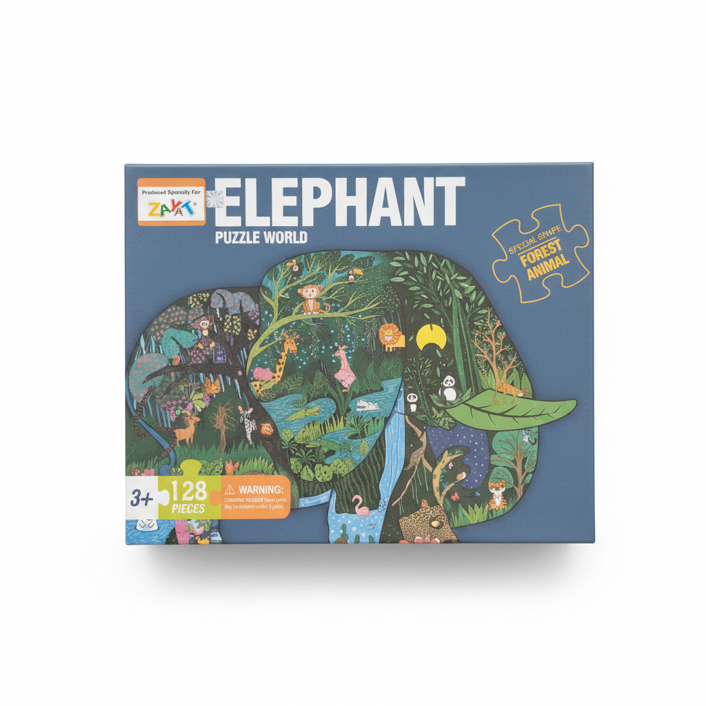 Elephant Puzzle World