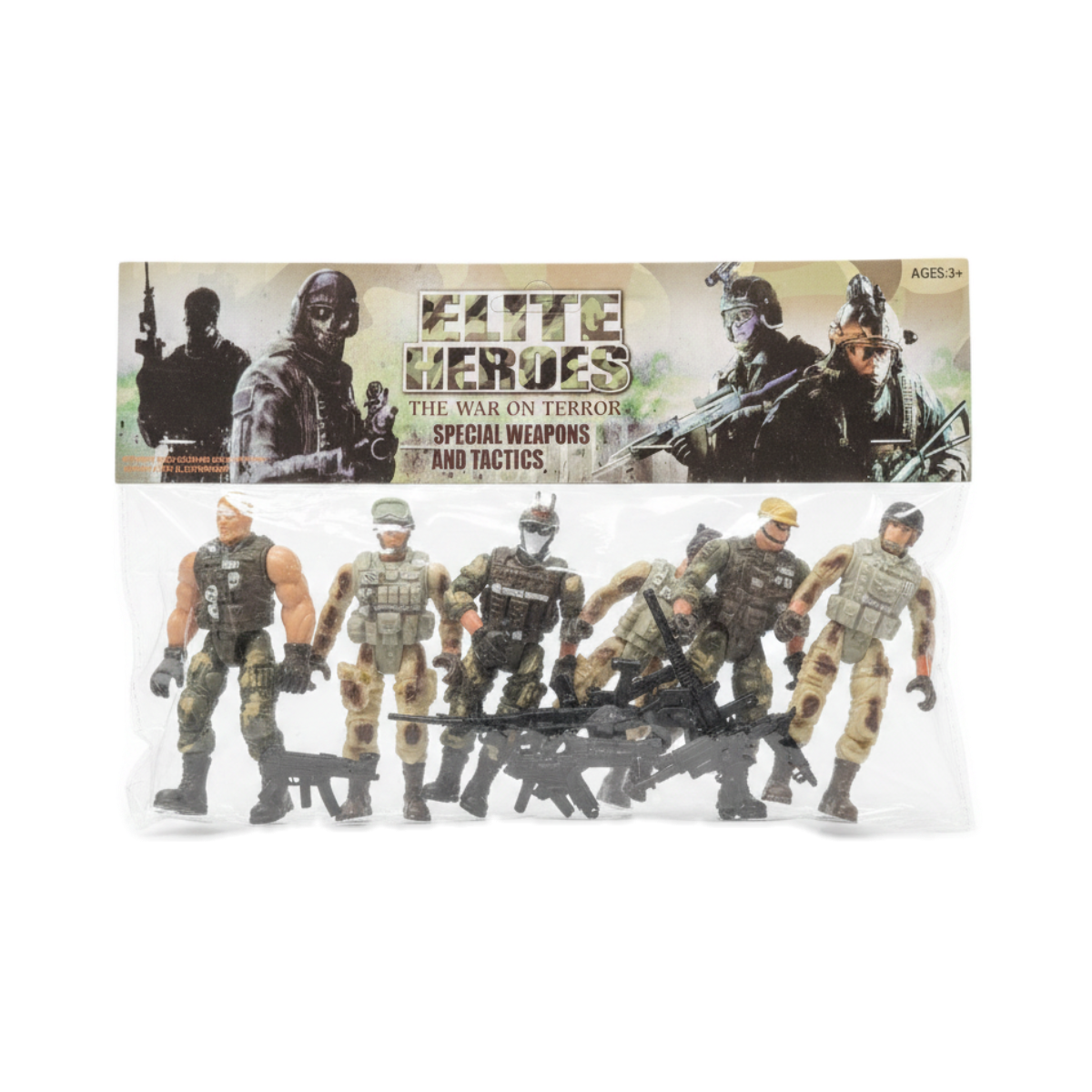 Elite Heroes: The War on Terror - Special Weapons and Tactics Action Figure Set